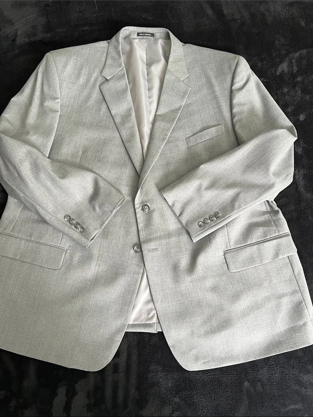 Wool blend Light Gray Blazer